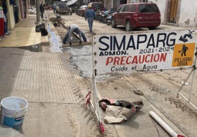 SIMAPARG Continúa Trabajos de Rehabilitación de Concreto Hidráulico en Río Grande