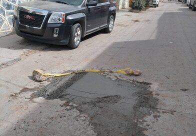 SIMAPARG realiza rehabilitación de concreto hidráulico en la calle Zaragoza, colonia Centro
