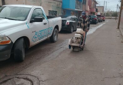 SIMAPARG realiza rehabilitación de drenaje sanitario en la colonia Trinidad