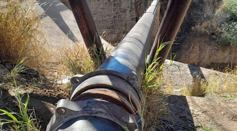 SIMAPARG atiende fuga de agua potable y realiza trabajos de sondeo en la colonia Adolfo López Mateos