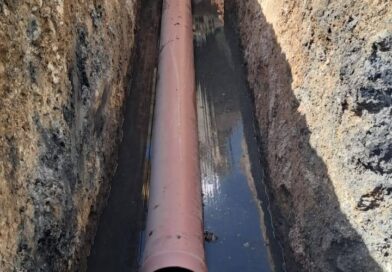 SIMAPARG avanza en la instalación de tubería de drenaje en la colonia Flores Magón