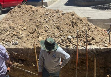 SIMAPARG atiende acumulación de sarro en tubería para mejorar flujo de agua en la zona Centro