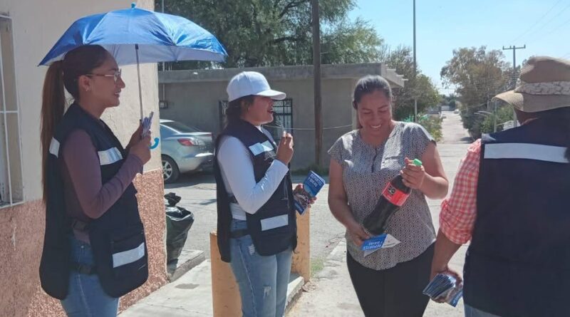 SIMAPARG realiza censos y brinda apoyo con pipas en colonias con afectaciones en el suministro de agua