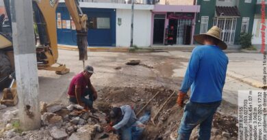 SIMAPARG realiza acciones de mantenimiento en las redes de agua potable y drenaje del 15 al 18 de julio